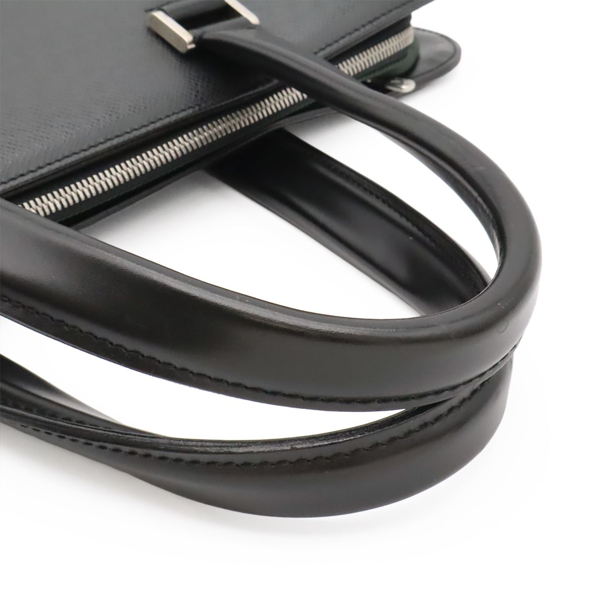 Louis Vuitton Taiga Nevski Business Briefcase Document Purse Ardoise Black — view 4
