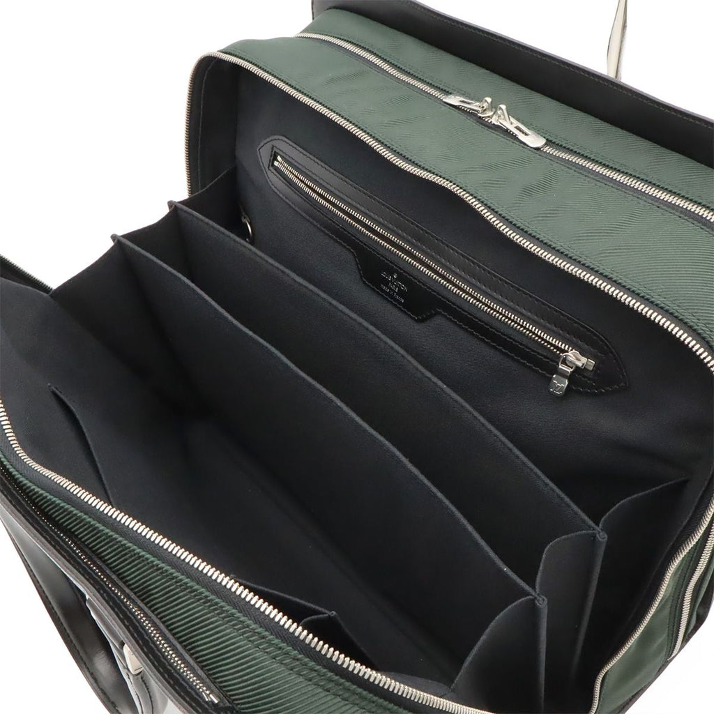 Louis Vuitton Taiga Nevski Business Briefcase Document Purse Ardoise Black — view 8