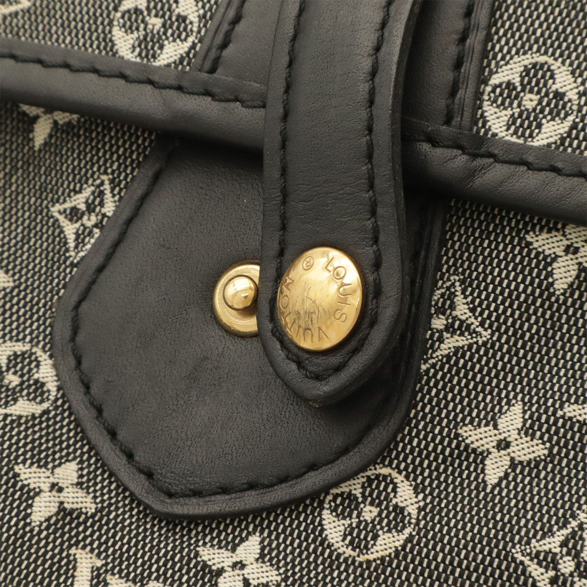 Louis Vuitton Monogram Mini Sac Marie Kate Handbag Canvas Leather Noir Black — view 6
