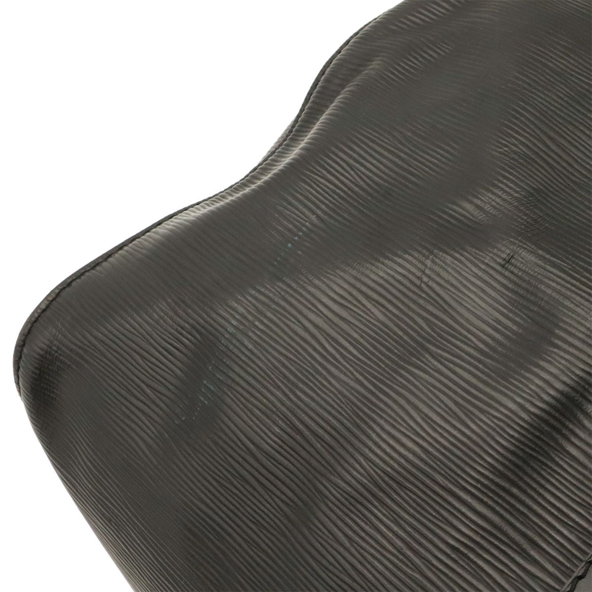 Louis Vuitton Epi Keepall 50 Boston Bag Purse Leather Noir Black Gold — view 4