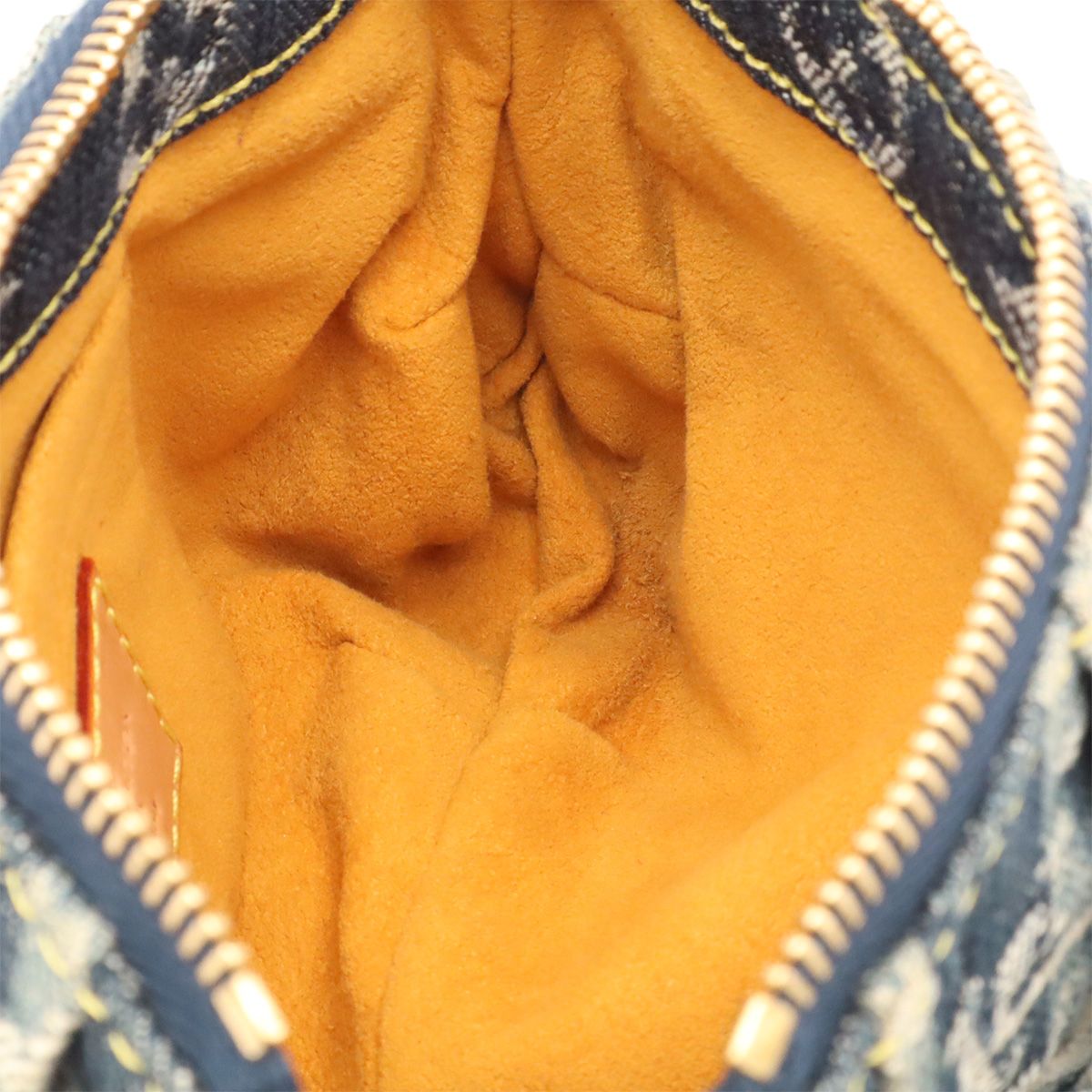 Louis Vuitton Monogram Denim Trousse Raye Makeup Pouch Mini Case Blue — view 8