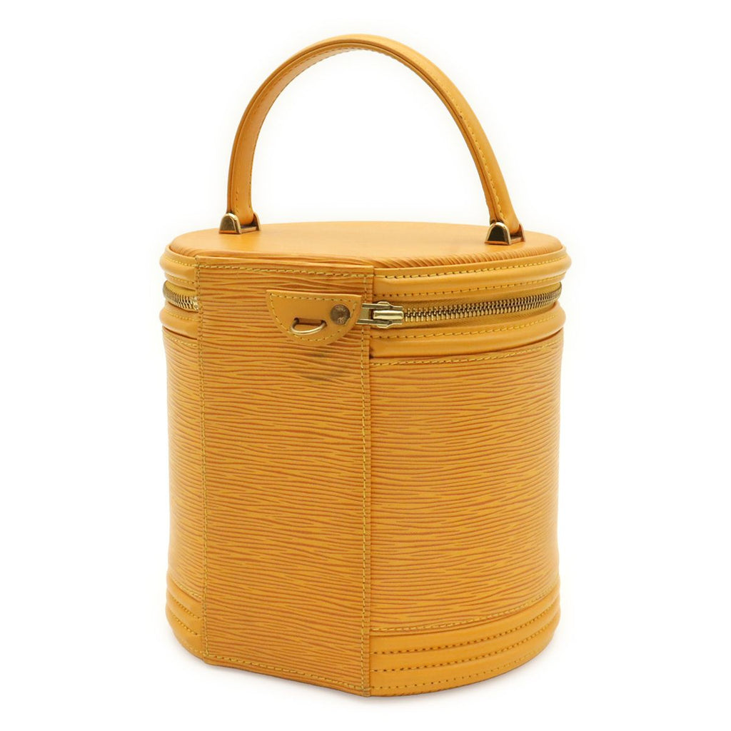 Louis Vuitton Epi Cannes Handbag Vanity Bag Leather Tassili Yellow — view 2