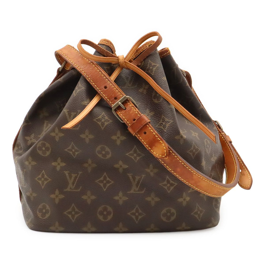 Louis Vuitton Monogram Petit Noe Shoulder Bag Semi Drawstring