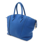 Louis Vuitton Parnassea Lockit PM Handbag Leather Blue Silver — view 2