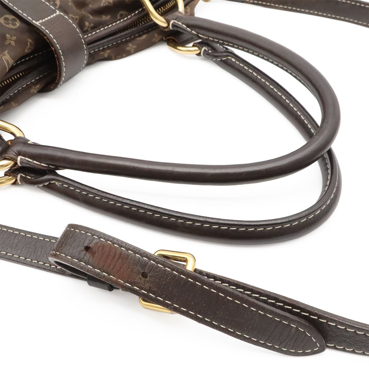 Louis Vuitton Monogram Idylle Elegy Tote 2-Way Shoulder Bag Canvas Fuzan Brown — view 4