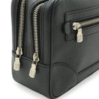 Louis Vuitton Taiga Pavel Clutch Leather Ardoise Black Silver — view 4
