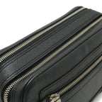 Louis Vuitton Taiga Pavel Clutch Leather Ardoise Black Silver — view 5