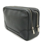 Louis Vuitton Taiga Pavel Clutch Leather Ardoise Black Silver — view 2