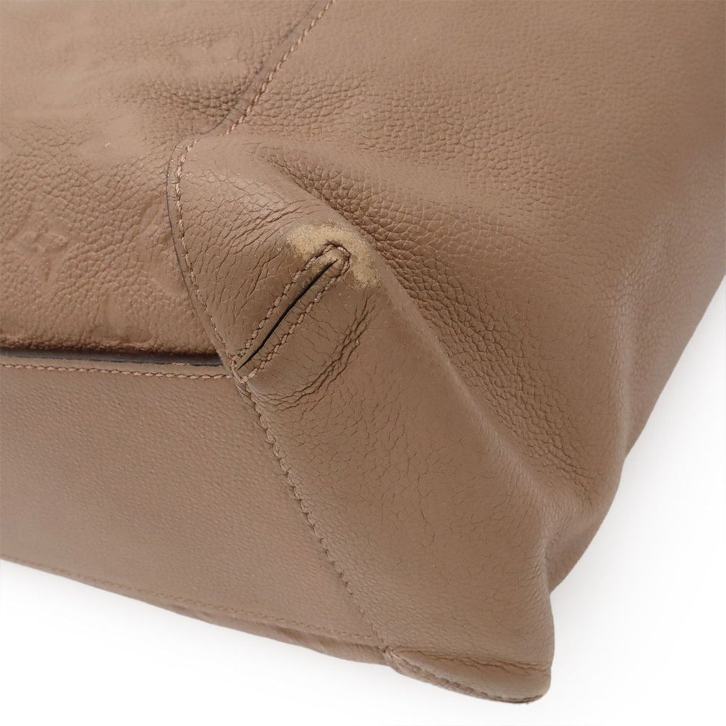 Louis Vuitton Monogram Empreinte Bagatelle 2-Way Shoulder Bag Semi Taupe — view 3
