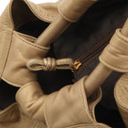 Loewe Anagram Nappa Aire Handbag Leather Champagne Gold — view 5