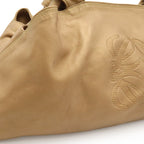 Loewe Anagram Nappa Aire Handbag Leather Champagne Gold — view 8