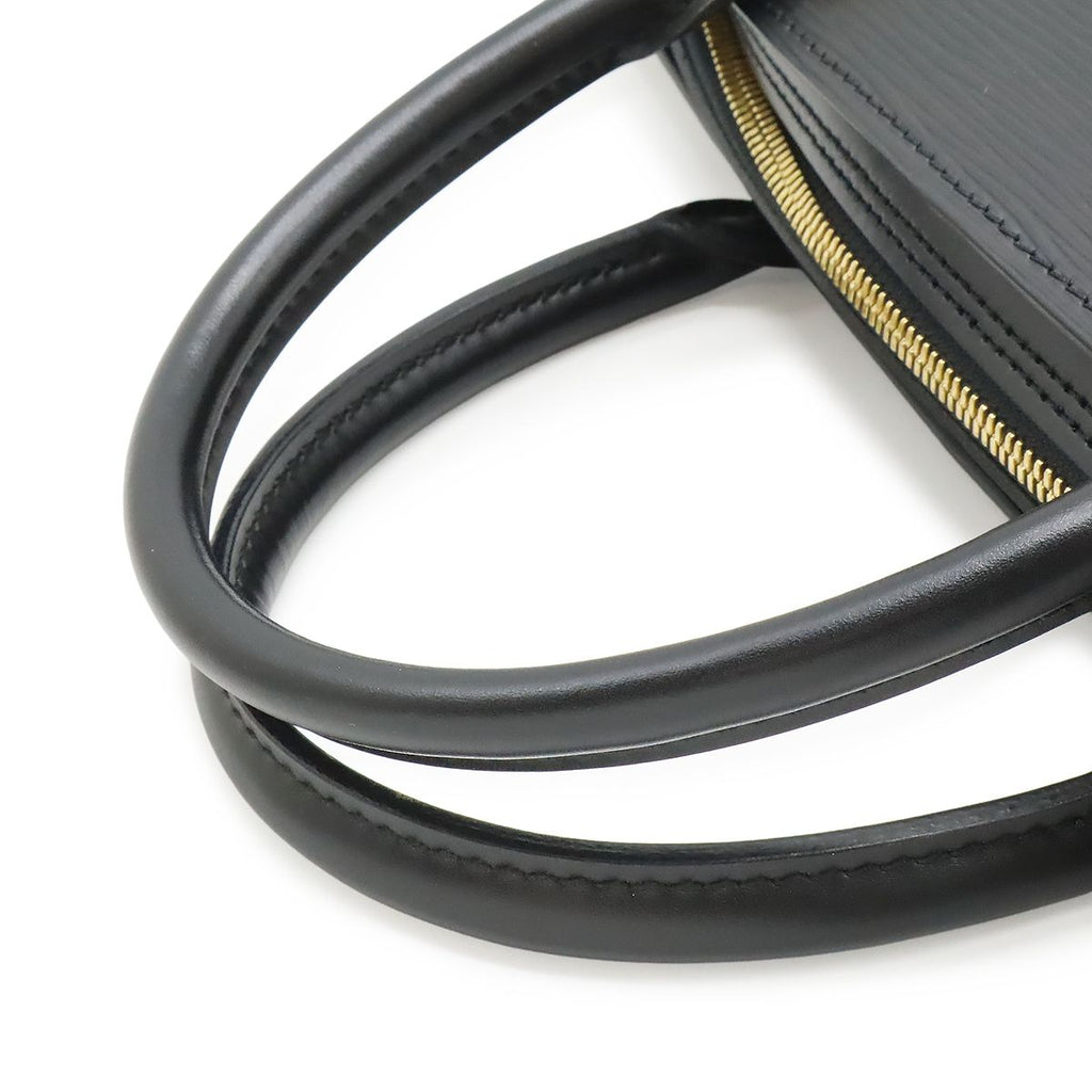 Louis Vuitton Epi Sorbonne Document Purse Business Handbag Noir Black Gold — view 4