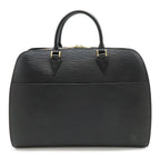 Louis Vuitton Epi Sorbonne Document Purse Business Handbag Noir Black Gold