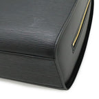 Louis Vuitton Epi Sorbonne Document Purse Business Handbag Noir Black Gold — view 3