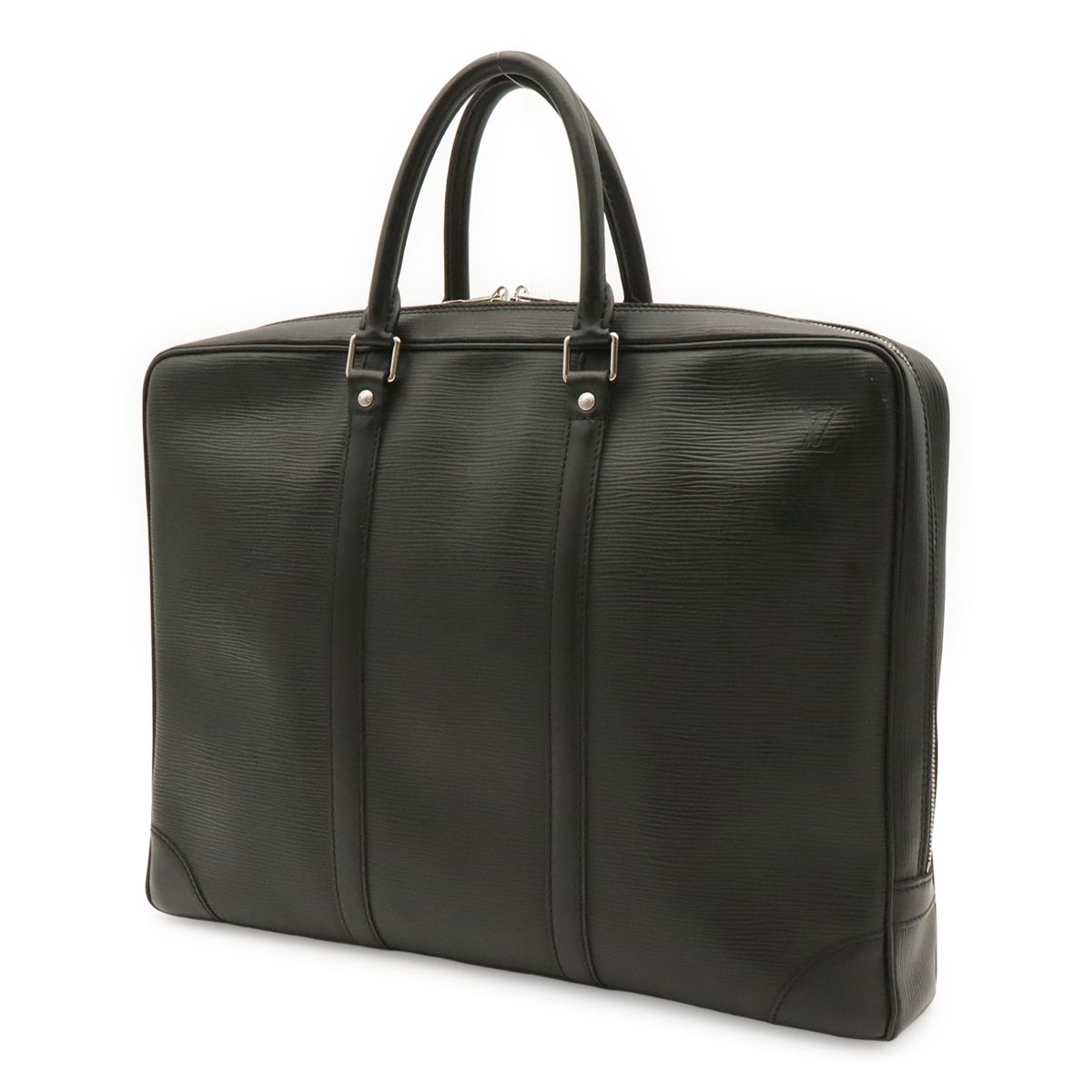 Louis Vuitton Epi Pdv Porte Documents Voyage Business Briefcase Noir Black — view 2