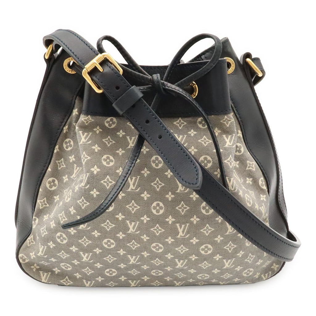 Louis Vuitton Monogram Idylle Noe PM Shoulder Bag Drawstring Navy