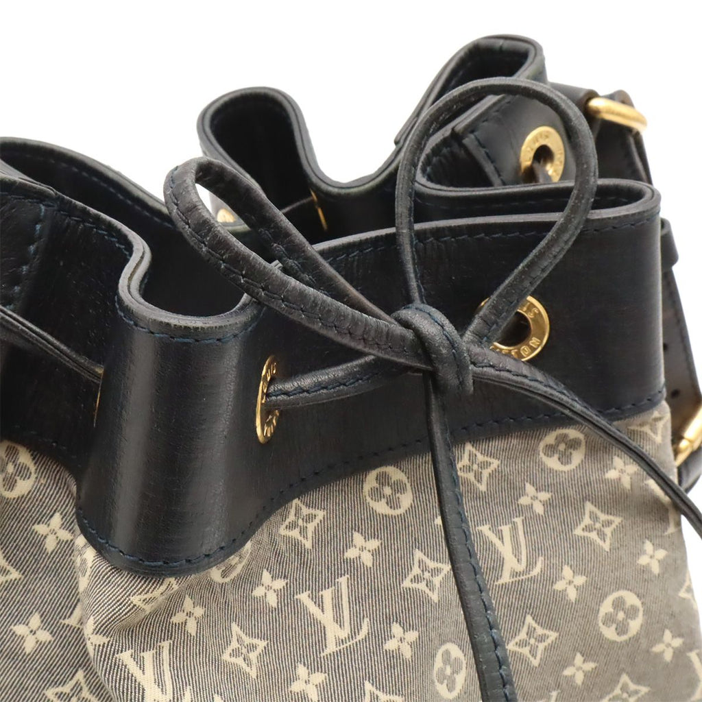 Louis Vuitton Monogram Idylle Noe PM Shoulder Bag Drawstring Navy — view 6