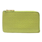Loewe Repeat Anagram Leather Green Coin Case Card Fragment