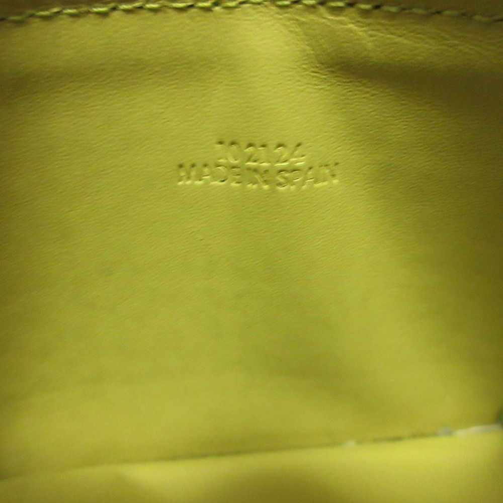 Loewe Repeat Anagram Leather Green Coin Case Card Fragment — view 5