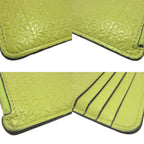 Loewe Repeat Anagram Leather Green Coin Case Card Fragment — view 6