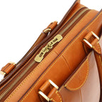 Louis Vuitton Nomad Negev PM Business Briefcase Handbag Leather Caramel Light — view 6