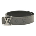 Louis Vuitton Monogram Eclipse Reverse Ceinture LV Initial 40 Reversible Belt