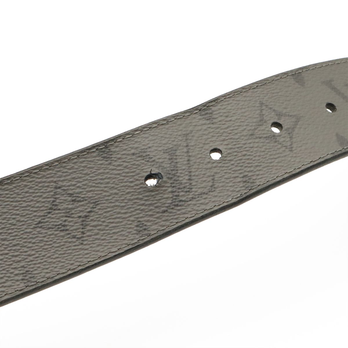 Louis Vuitton Monogram Eclipse Reverse Ceinture LV Initial 40 Reversible Belt — view 8