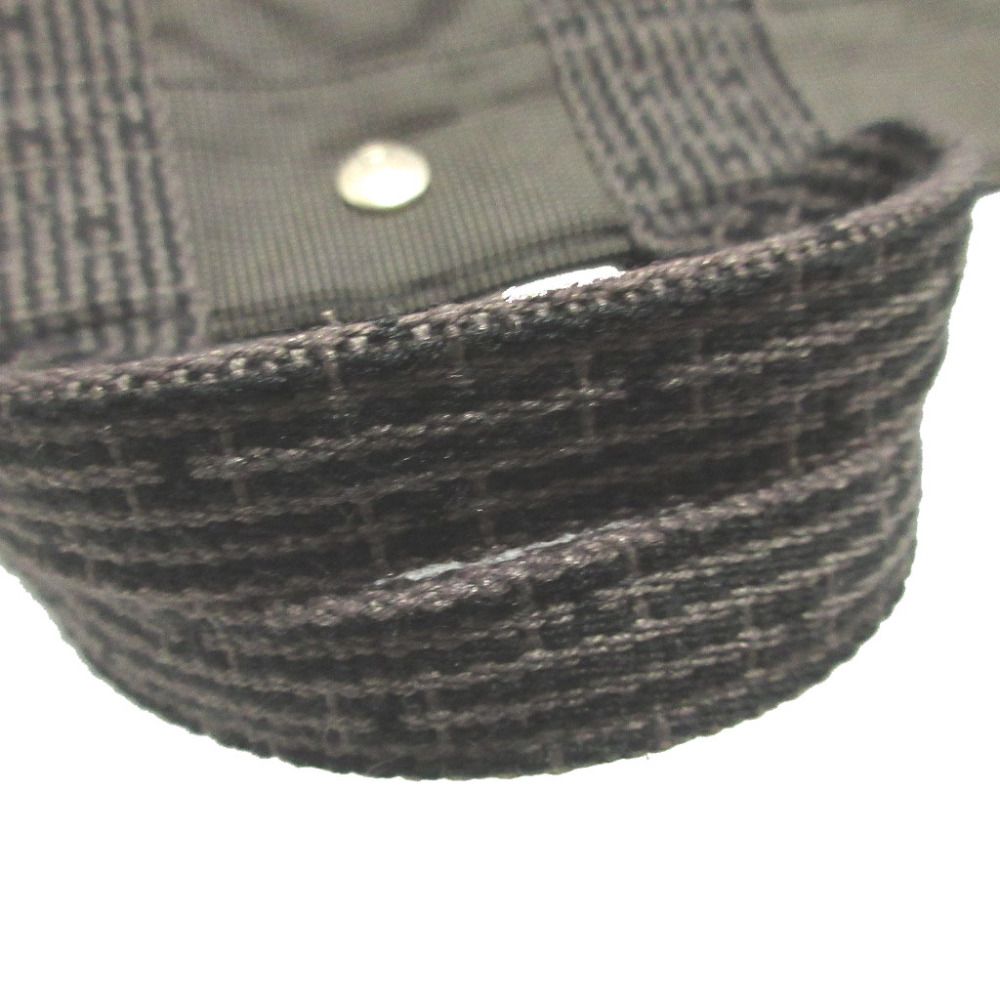 Hermes Her Line PM Canvas Gray Tote Bag — view 4
