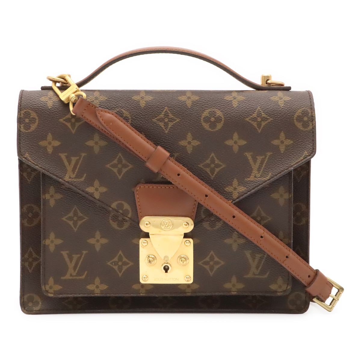 Louis Vuitton Monogram Monceau 26 Clutch 2-Way