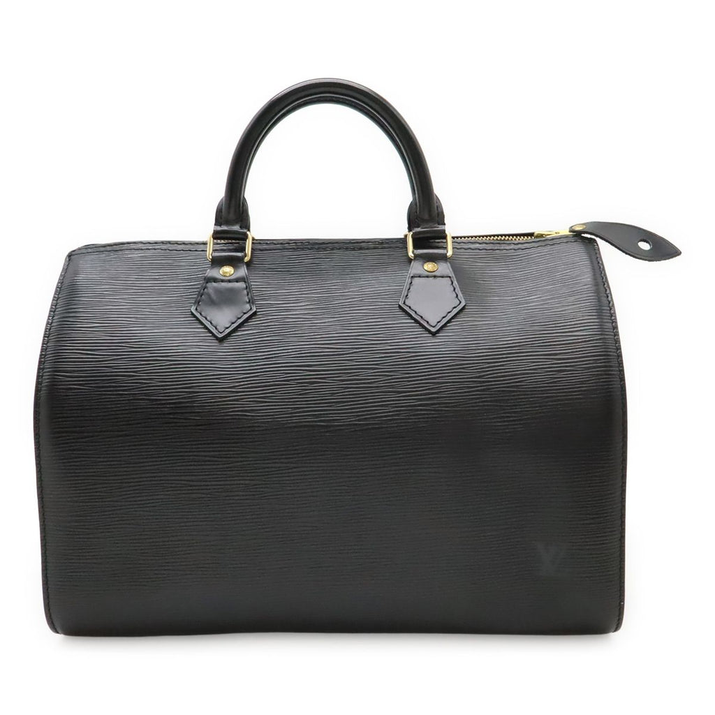 Louis Vuitton Epi Speedy 30 Boston Bag Leather Noir Black