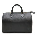 Louis Vuitton Epi Speedy 30 Boston Bag Leather Noir Black