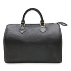 Louis Vuitton Epi Speedy 30 Boston Bag Leather Noir Black
