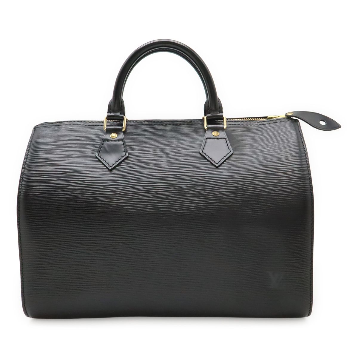 Louis Vuitton Epi Speedy 30 Boston Bag Leather Noir Black
