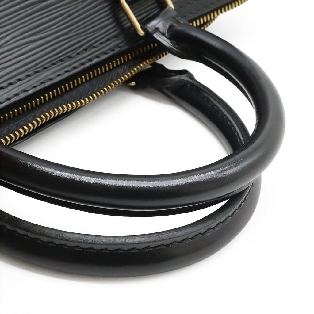 Louis Vuitton Epi Speedy 30 Boston Bag Leather Noir Black — view 4