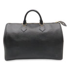 Louis Vuitton Epi Speedy 35 Boston Bag Leather Noir Black