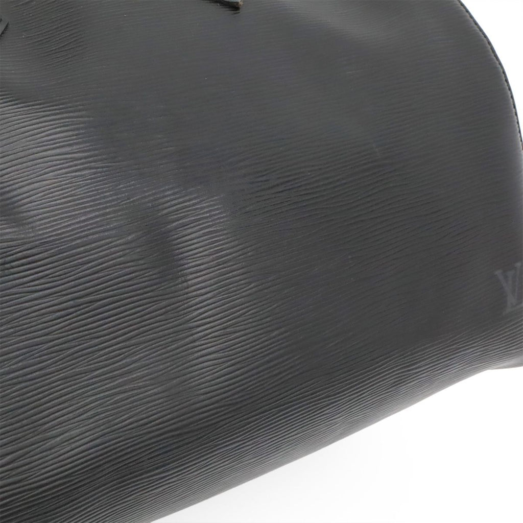 Louis Vuitton Epi Speedy 35 Boston Bag Leather Noir Black — view 8