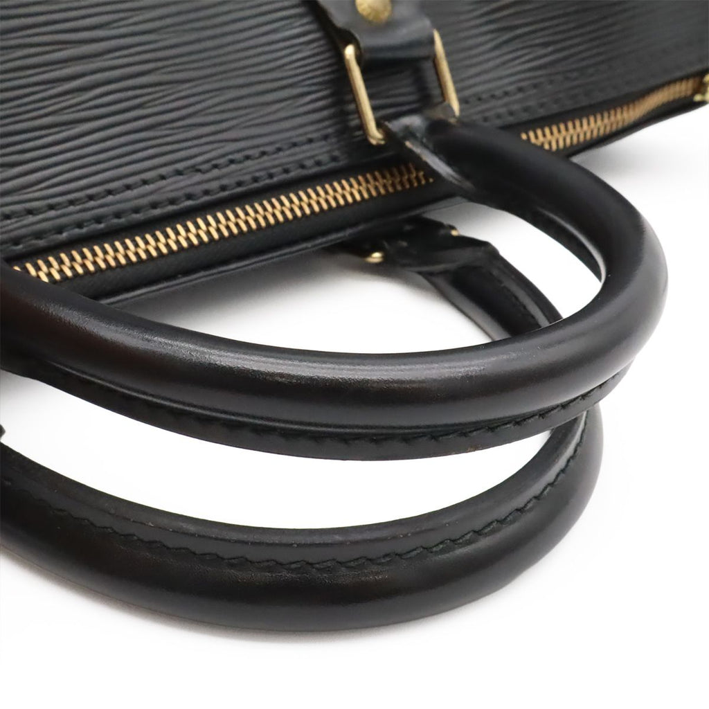 Louis Vuitton Epi Speedy 35 Boston Bag Leather Noir Black — view 4