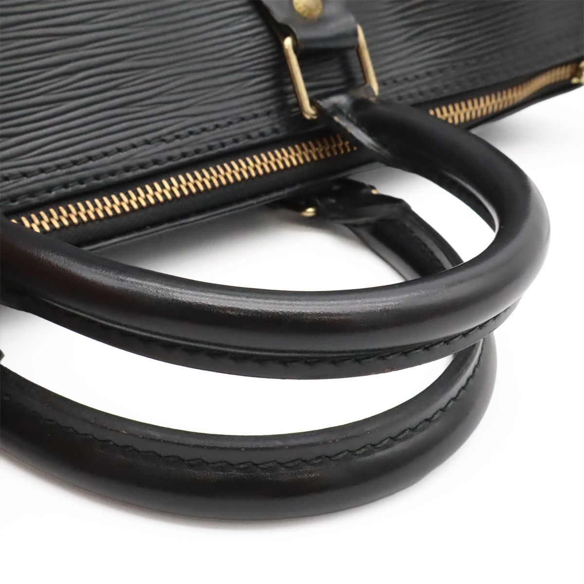 Louis Vuitton Epi Speedy 35 Boston Bag Leather Noir Black — view 4