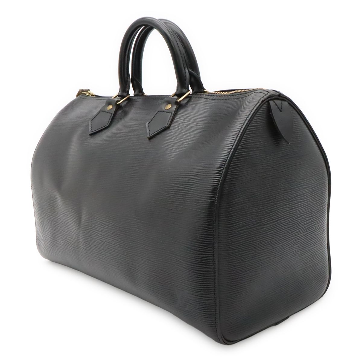 Louis Vuitton Epi Speedy 35 Boston Bag Leather Noir Black — view 2