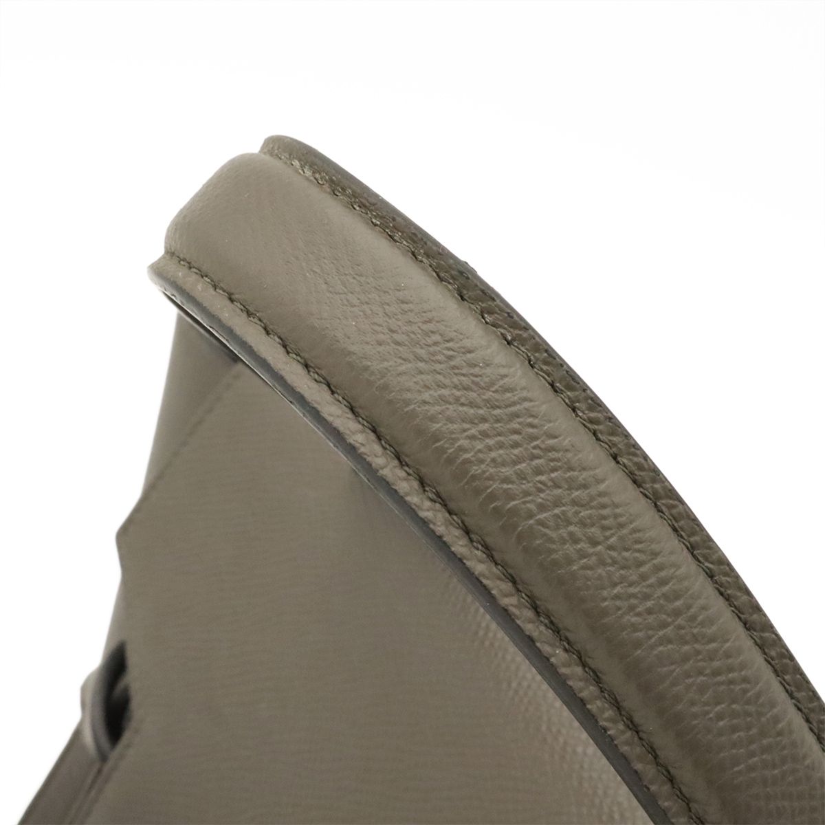 Celine Handbag Micro 2-Way Crossbody Leather Gray Gold — view 4