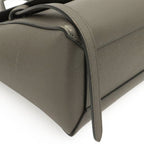 Celine Handbag Micro 2-Way Crossbody Leather Gray Gold — view 3