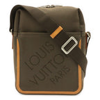 Louis Vuitton Damier Geant Shoulder Bag Crossbody Canvas Tail Khaki