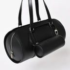 Louis Vuitton Papillon 30 GM Handbag Epi Silver Tube Shape — view 3