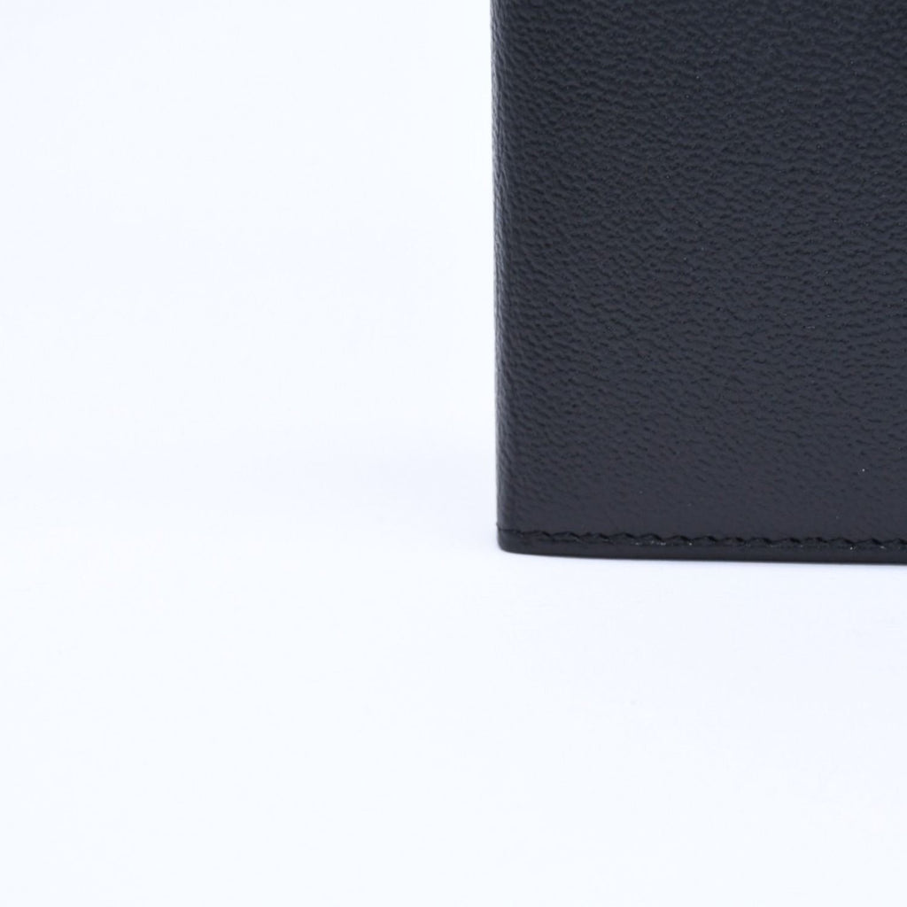 Chanel CC Logo Notebook Cover Book Black Gold Agenda — view 8