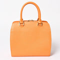 Louis Vuitton Pont Neuf Handbag Epi Leather Mandarin Gold