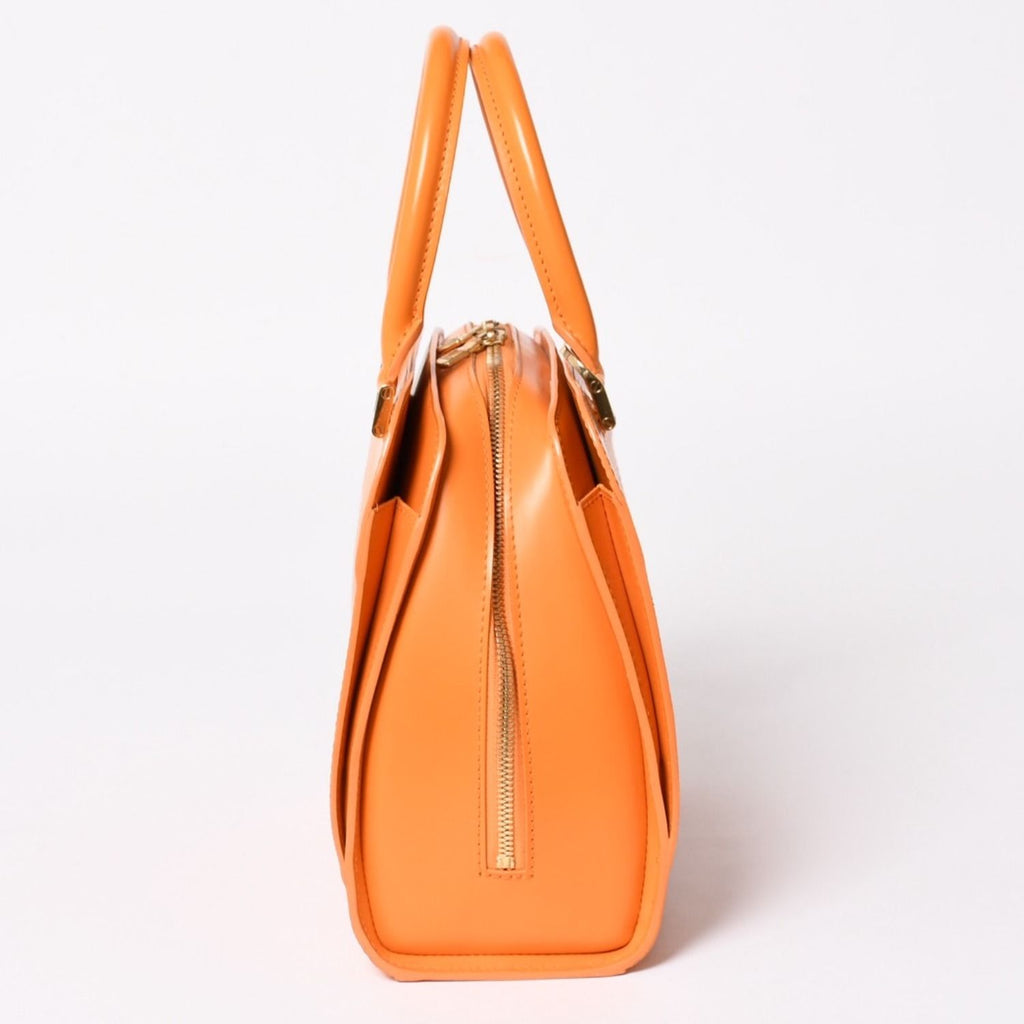 Louis Vuitton Pont Neuf Handbag Epi Leather Mandarin Gold — view 4