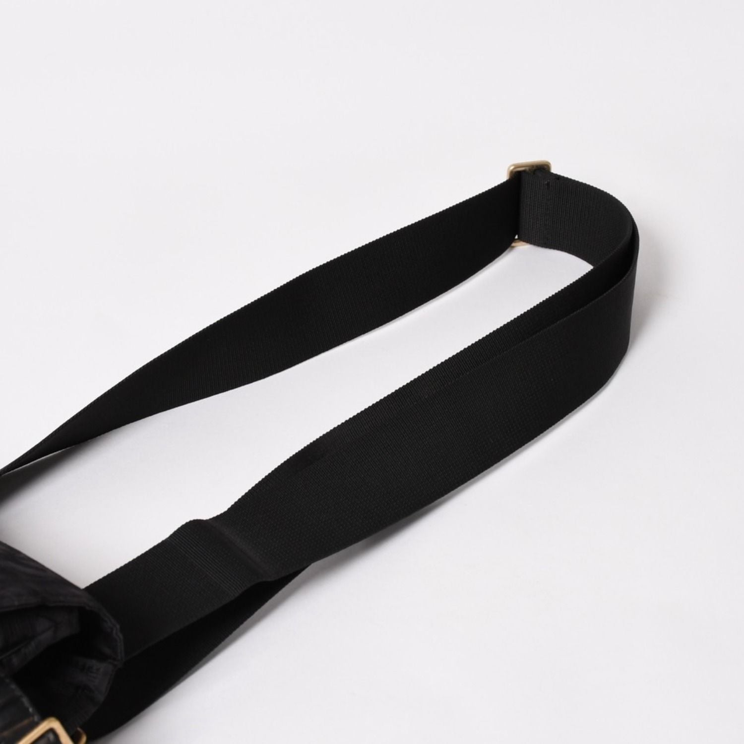Chanel New Travel Line Messenger Bag Nylon Jacquard Leather Gold — view 5