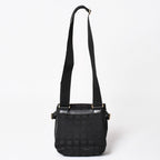 Chanel New Travel Line Messenger Bag Nylon Jacquard Leather Gold — view 2