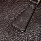 Prada Tote Bag Dark Brown Silver — view 8