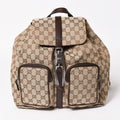 Gucci Backpack GG Canvas Jackie Brown